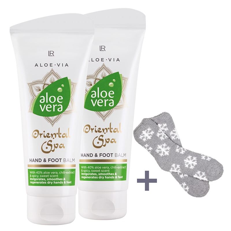 Aloe Vera Balzám na Ruce a Chodidla Oriental Spa Série 2 ks