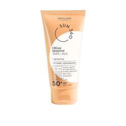 Opalovací krém na tělo a obličej pro citlivou pleť SPF 50+ Sun 360