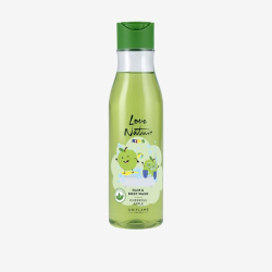 Dětský šampon na vlasy a tělo Love Nature Cheerful Apple