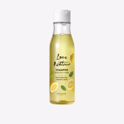 Šampon na mastné vlasy s bio citrónem a mátou Love Nature