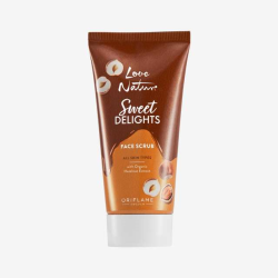Pleťový peeling s bio výtažkem z lískovým ořechů Love Nature Sweet Delights