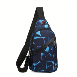 Pánská crossbody taška s otvorem na sluchátka