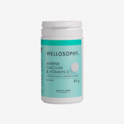 Mořský vápník s vitaminem D Wellosophy