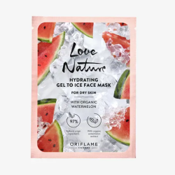 Hydratační pleťová maska s bio melounem Gel to Ice Love Nature