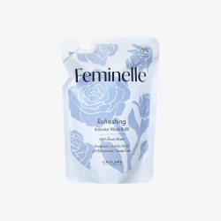 Osvěžující mycí gel pro intimní hygienu s růžovou vodou Feminelle 