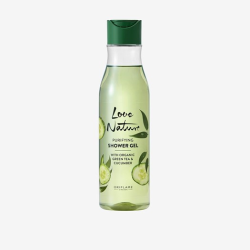 Čisticí sprchový gel s bio zeleným čajem a okurkou Love Nature