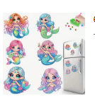 Diamantové tvoření Mořské víly