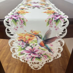 Jarní květinový ubrus